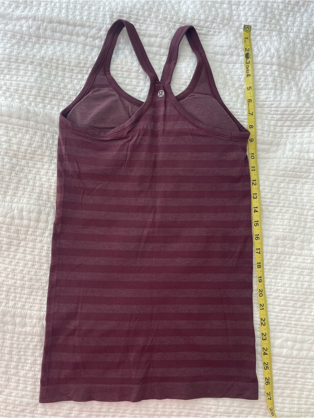 Lululemon Striped Racerback Tank Top - Picture 3 of 4